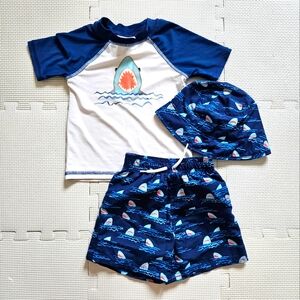 💥2for15💥 Toddler swim set shark 3T